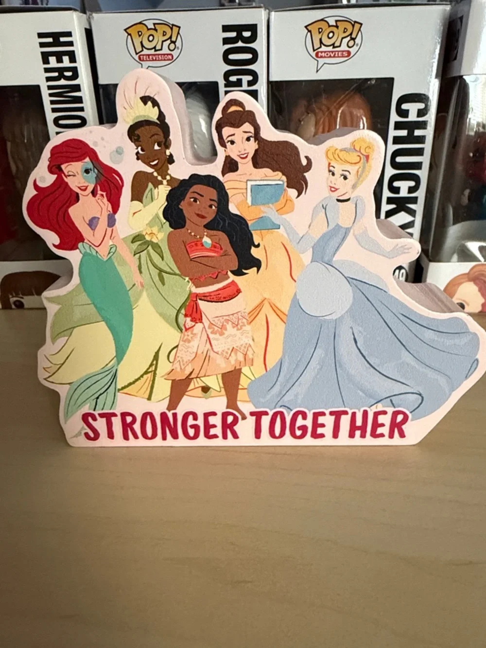 Disney Princess Pink Die-Cut Decorative Block
